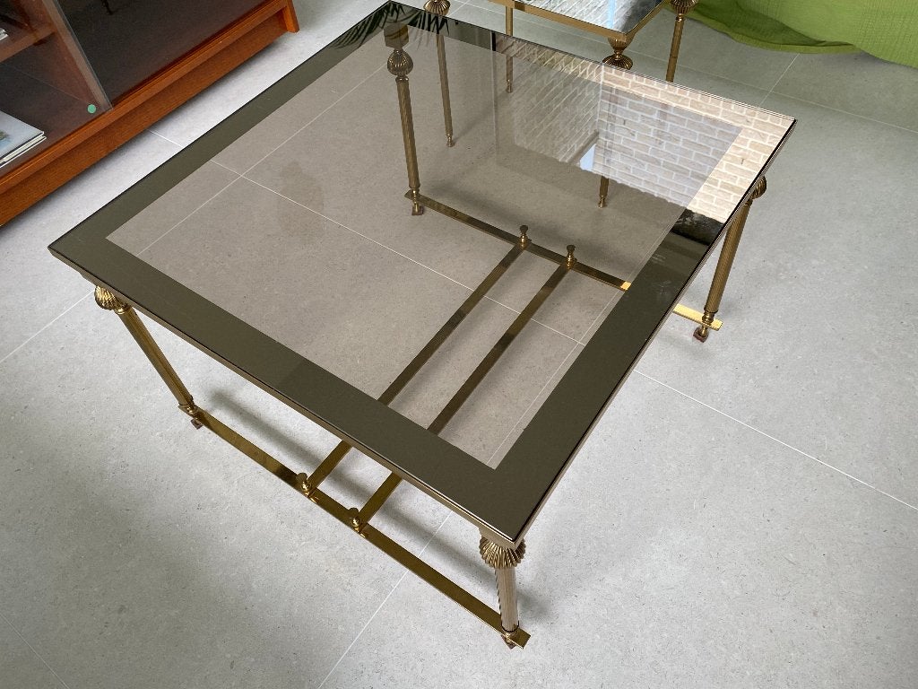 glazen salontafel messing, Enlèvement