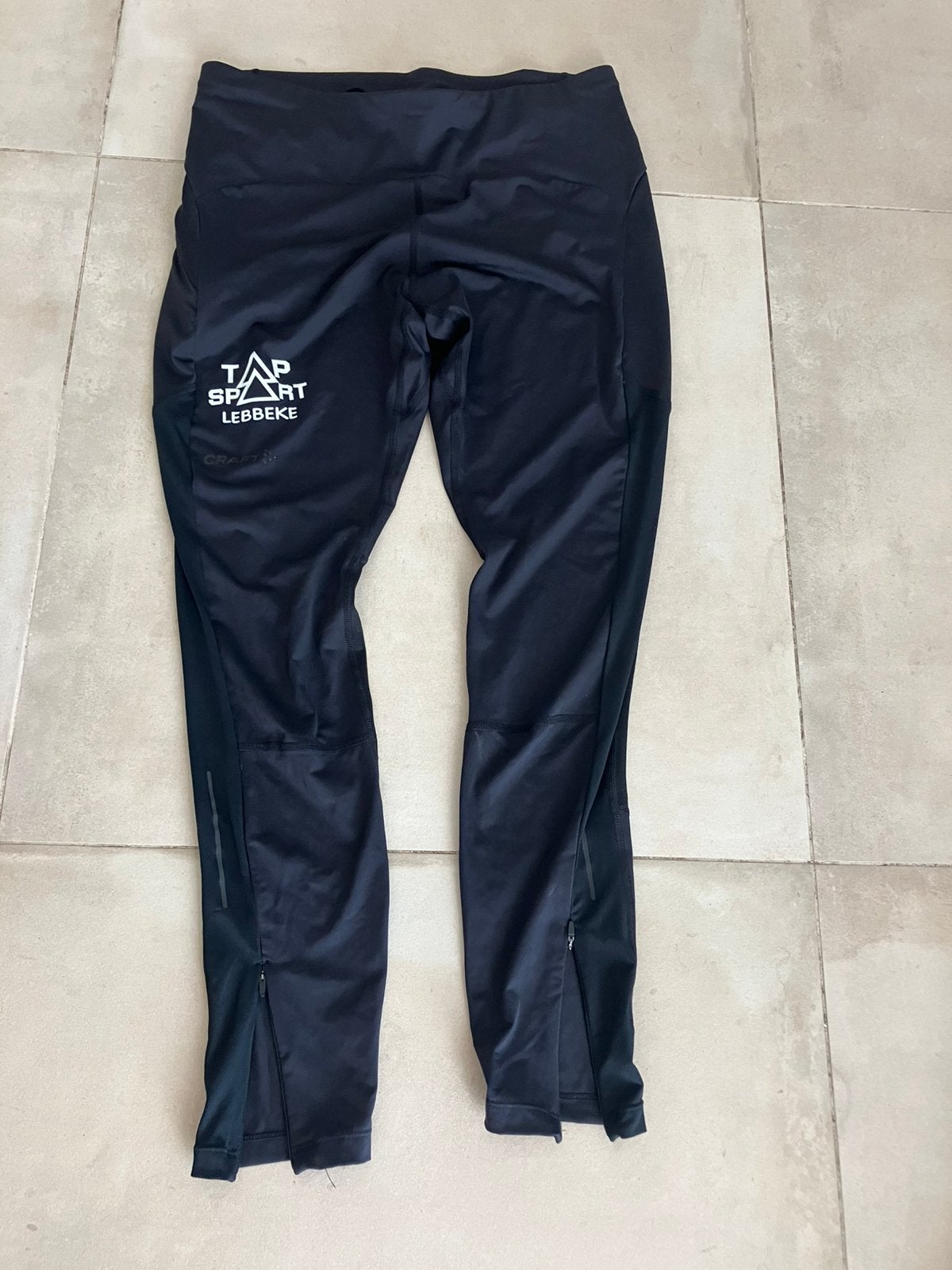 Craft Pro running loopbroek tights, Ophalen, Zwart, Maat 46/48 (XL) of groter, Zo goed als nieuw