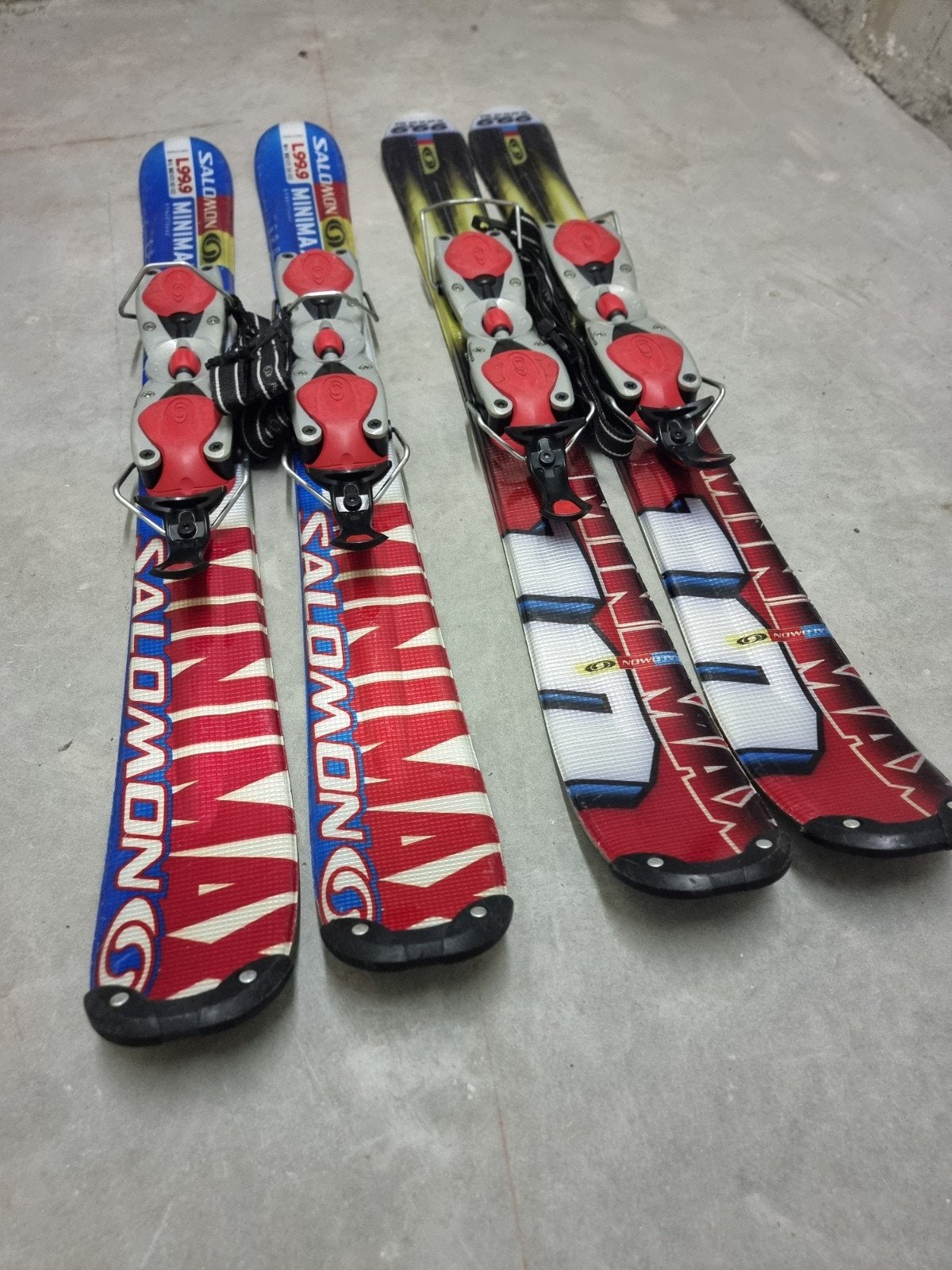 2 paar sneeuwbladen/miniski's van Salomon - Volwassenen - Ve, Ophalen, Ski's, Salomon