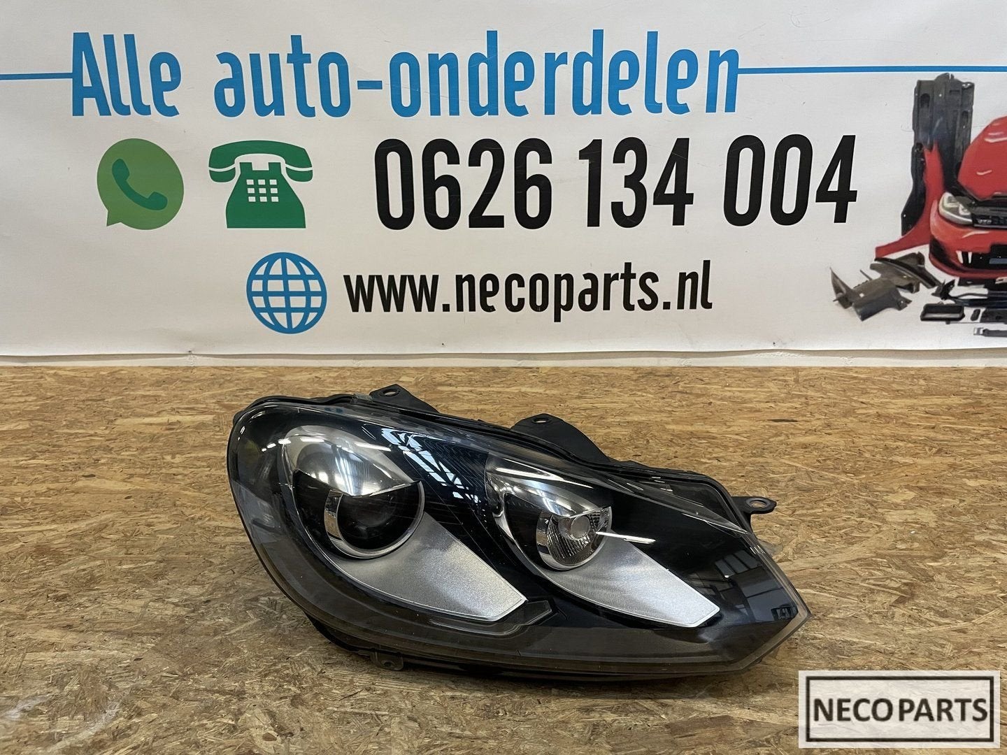 VW GOLF 6 XENON KOPLAMP RECHTS COMPLEET 5K1941752C ORIGINEEL, Volkswagen, -, Utilisé, -