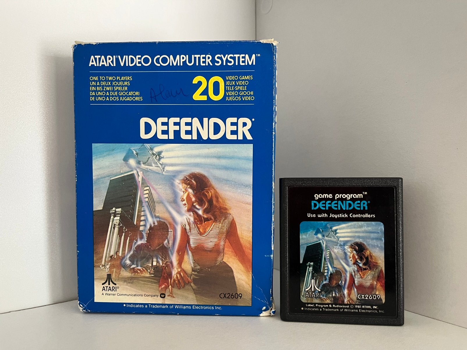 Defender Atari 2600, Games en Spelcomputers, Games | Atari, Ophalen, Zo goed als nieuw, Atari 2600