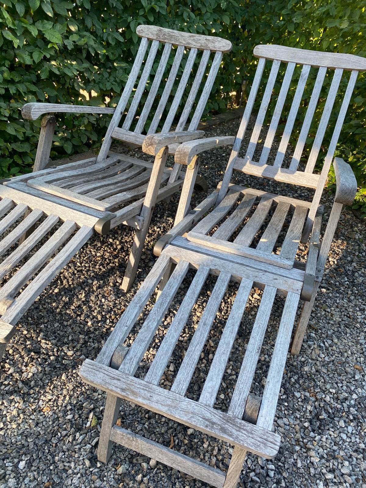 Teak tuinstoelen, Enlèvement, Utilisé