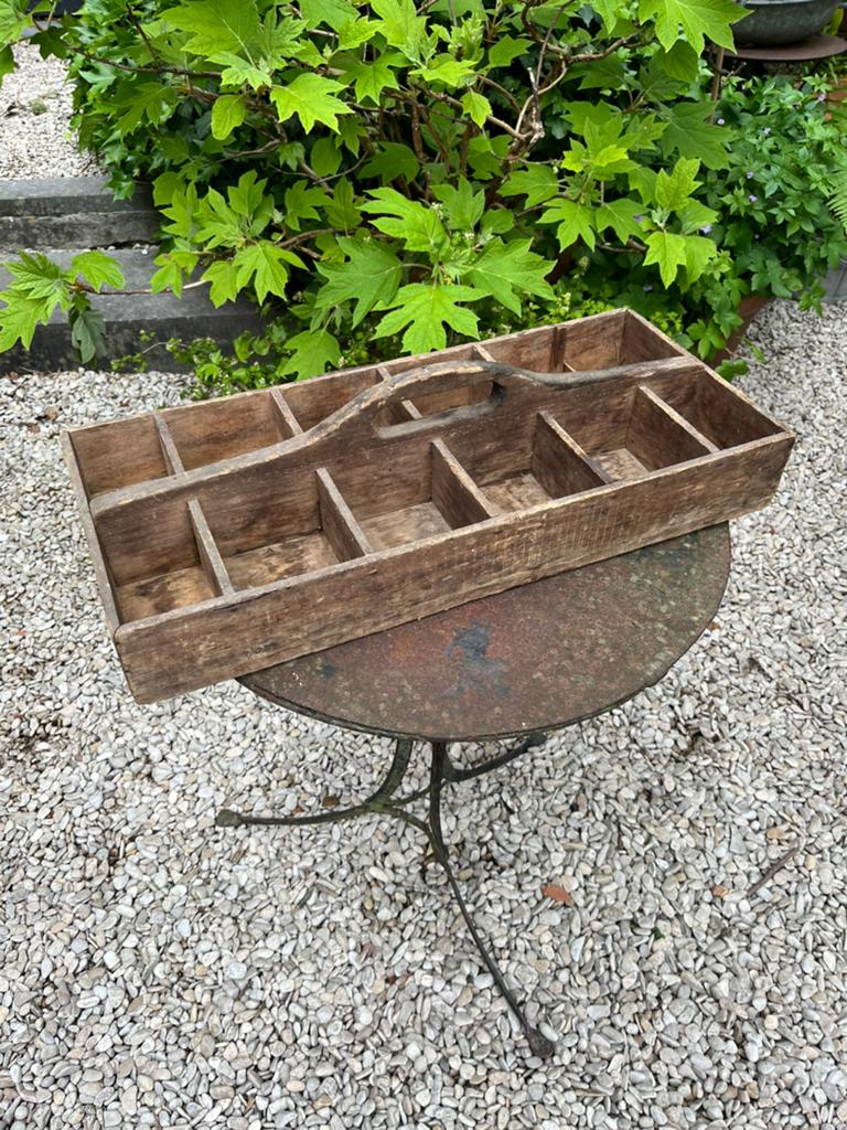 ANTIEKE HOUTEN BAK WERKBAK MOOI PATINA EN KLEUR, Ophalen of Verzenden