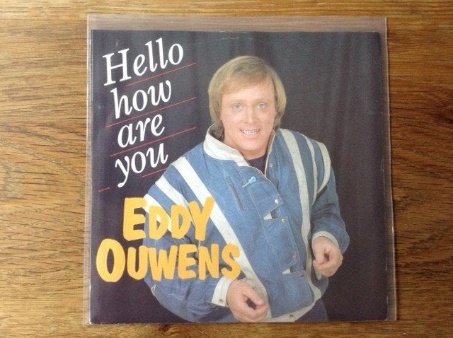 single eddy ouwens, CD & DVD, Vinyles Singles, Pop, Housse de protection extérieure, Pochette photo, Pressage original, 7 inch