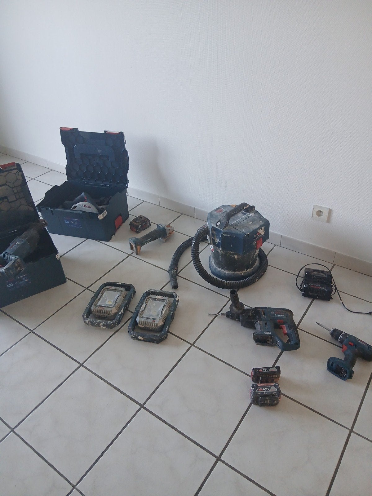 outils Bosch pro, Enlèvement
