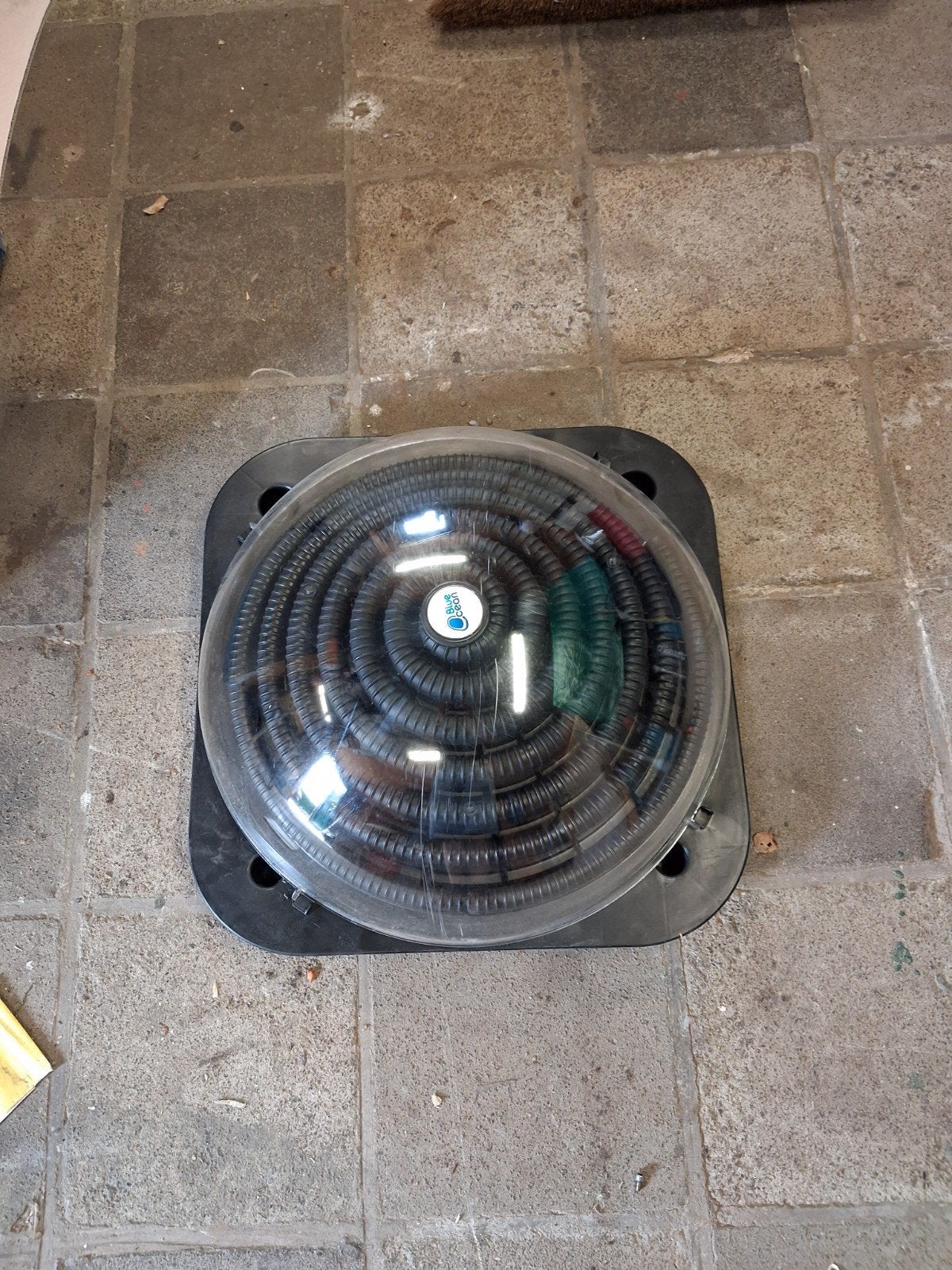 Zonnecillector, Ophalen