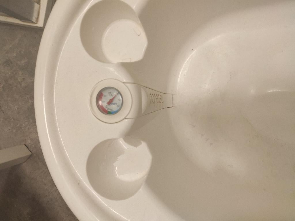 babybadje Bebe-Jou Thermobad met Badstandaard, Kinderen en Baby's, Ophalen, Badje, Standaard