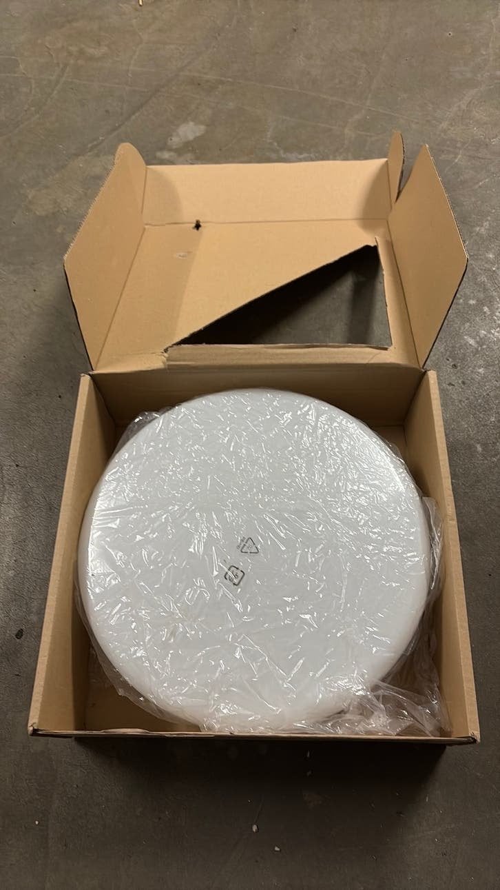 Plafonnier IKEA GÅSGRUND en verre opalin, 40 cm, Enlèvement ou Envoi, Spot de salle de bain, Comme neuf, Verre