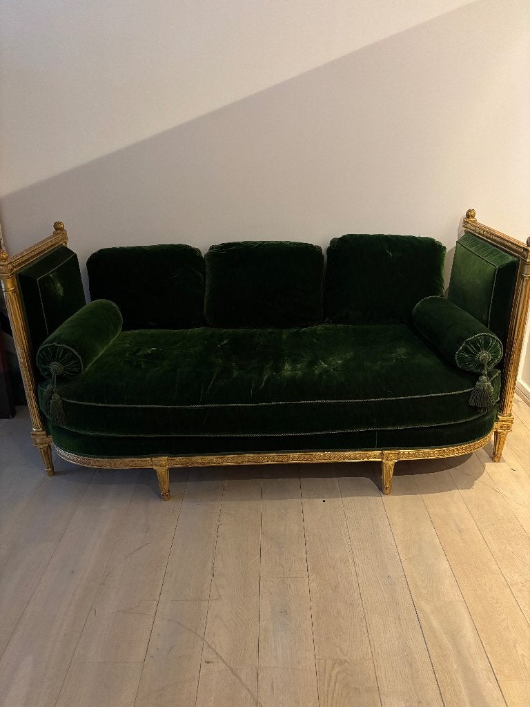 Lit de jour/canapé ancien de style Louis XVI, Enlèvement