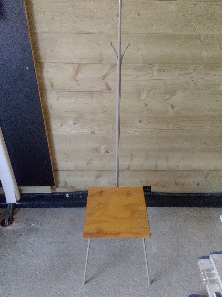 Vintage dressboy ( metaal / hout ) - plantenstandaard, Ophalen