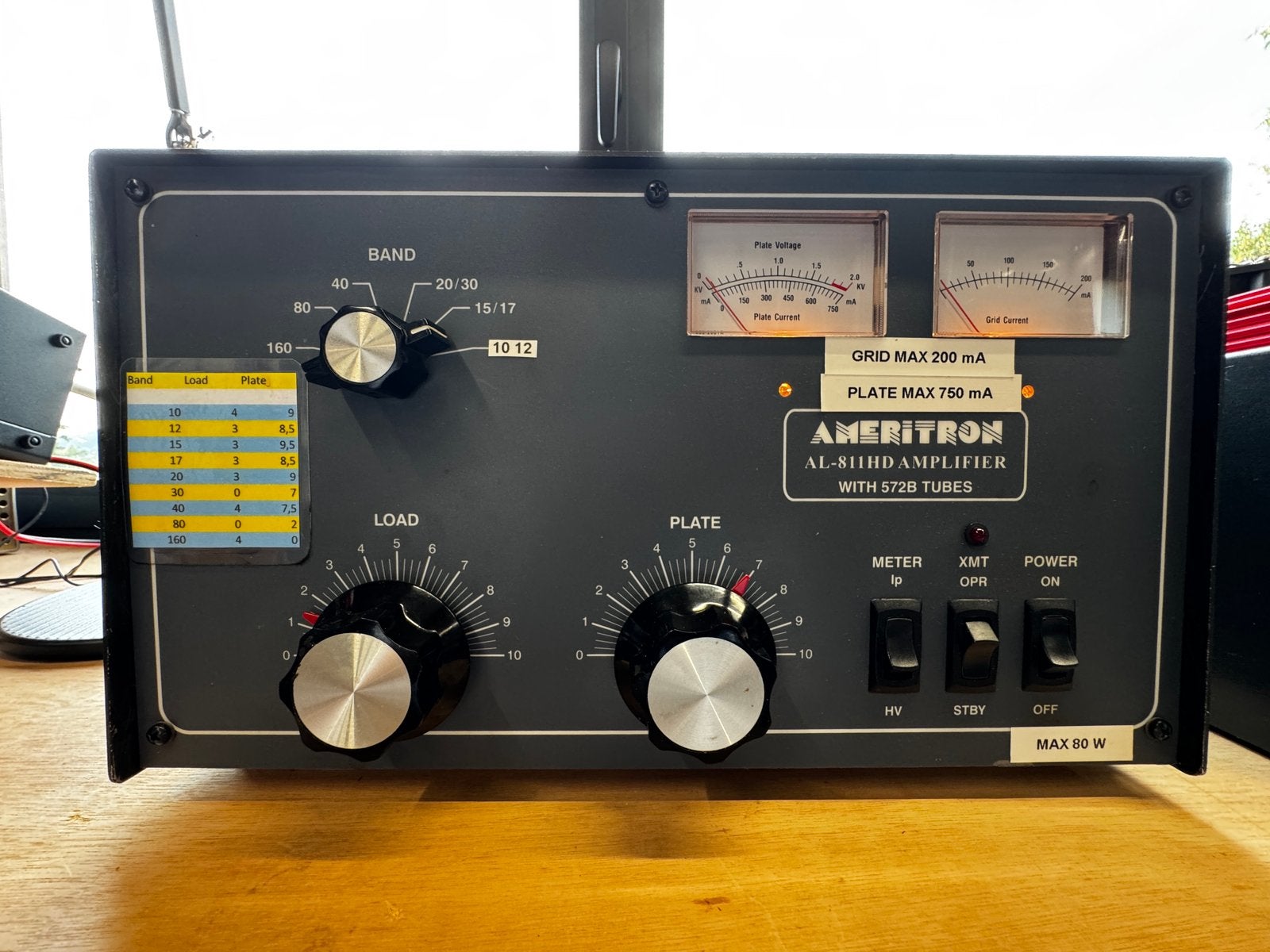 Ameritron AL-811H, Enlèvement, Utilisé