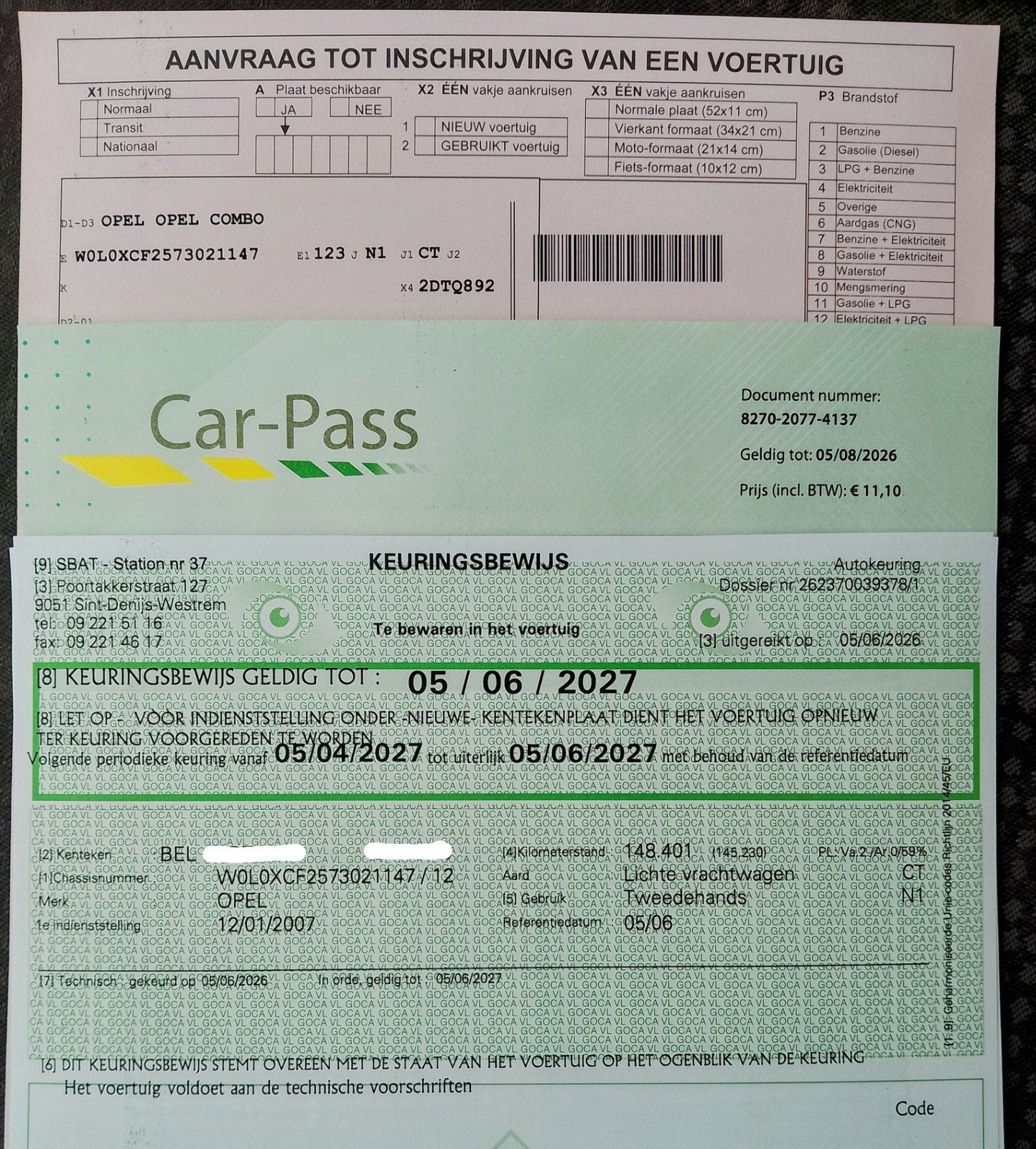 Lichte vracht Opel Combo 1.7 CDTi gekeurd voor verkoop, Auto's, Bestelwagens en Lichte vracht, Trekhaak, Te koop, Opel, Handgeschakeld