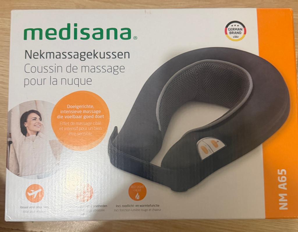 Nek massage kussen ( nieuw) in doos., Sport en Fitness, Massageproducten, Ophalen, Nieuw, Massagestoel of Kussen