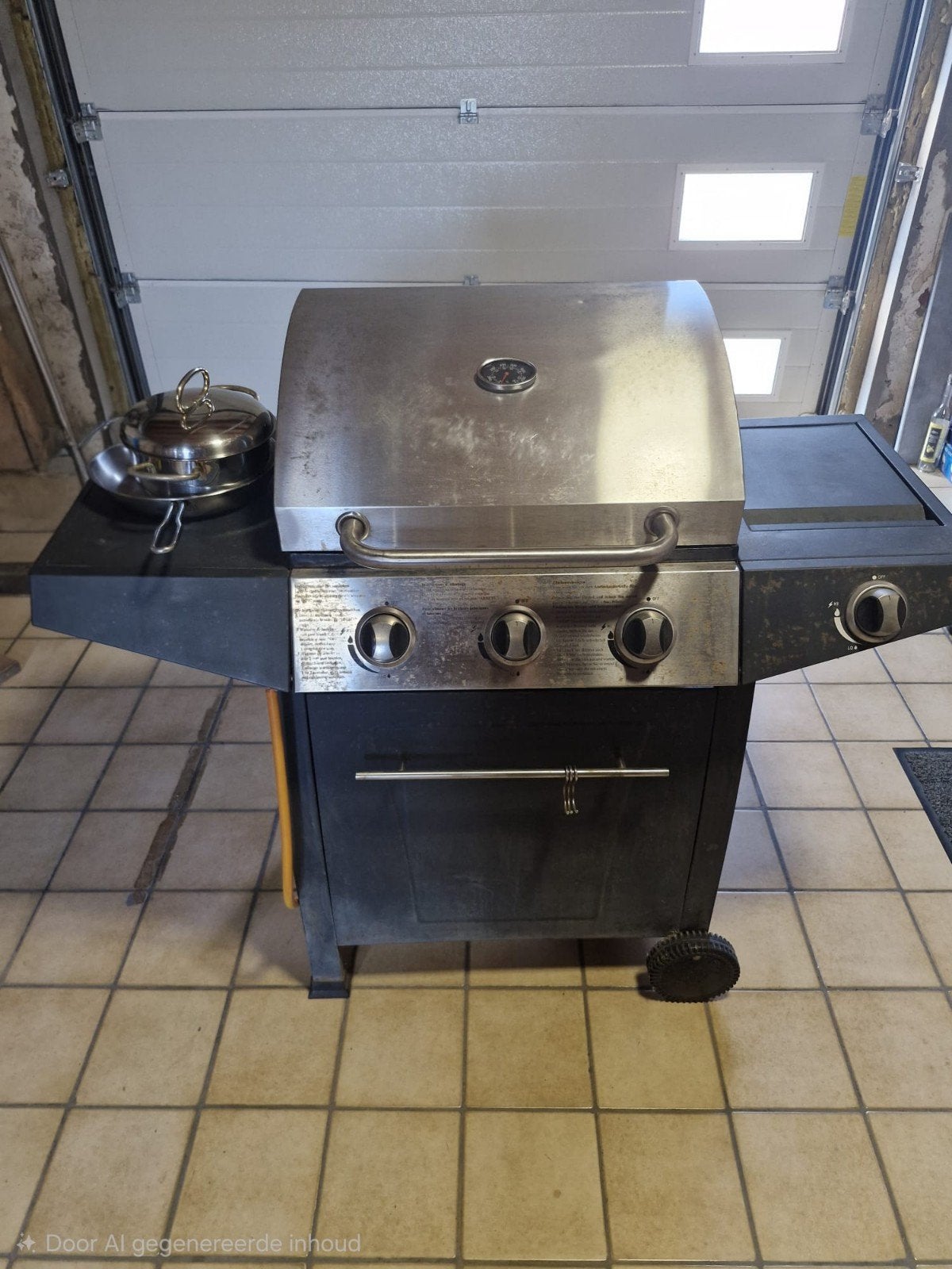 gas bbq, Tuin en Terras, Ophalen, Zo goed als nieuw