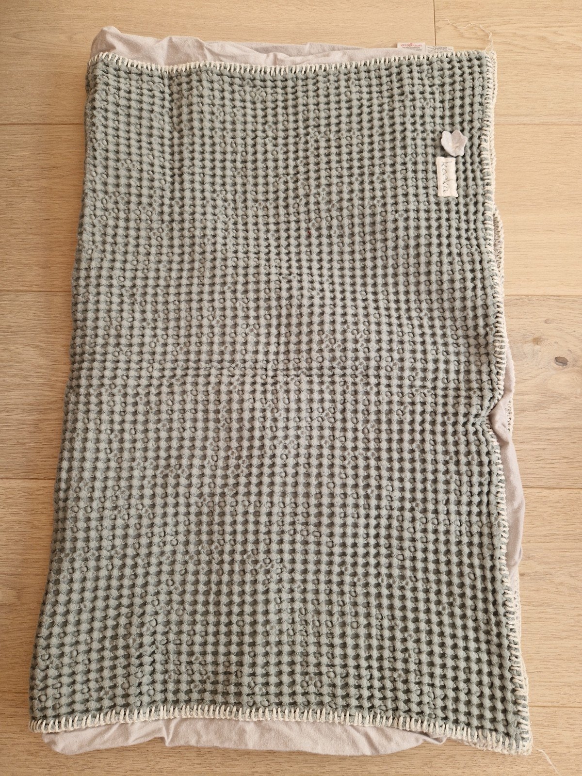 Boxbumper en boxkleed van Koeka in groen/grijs, Kinderen en Baby's, Ophalen of Verzenden, Gebruikt
