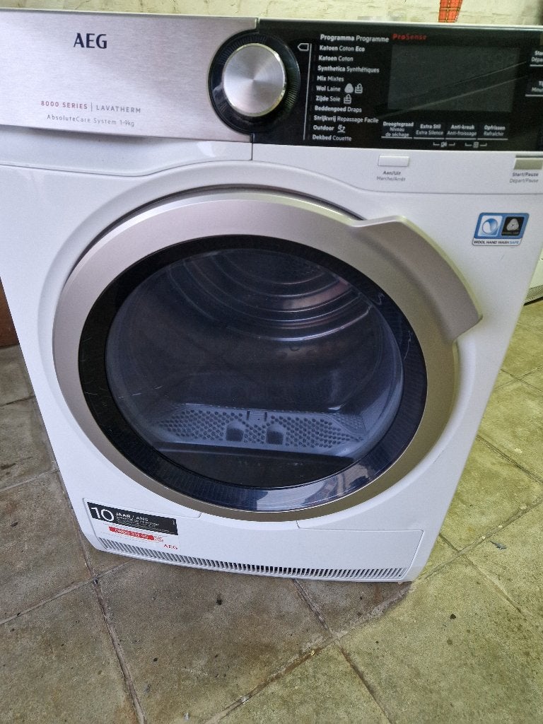 Sèche linge AEG 9kg pompe à chaleur A ++. Série 8000, Enlèvement, Comme neuf, Chargeur frontal