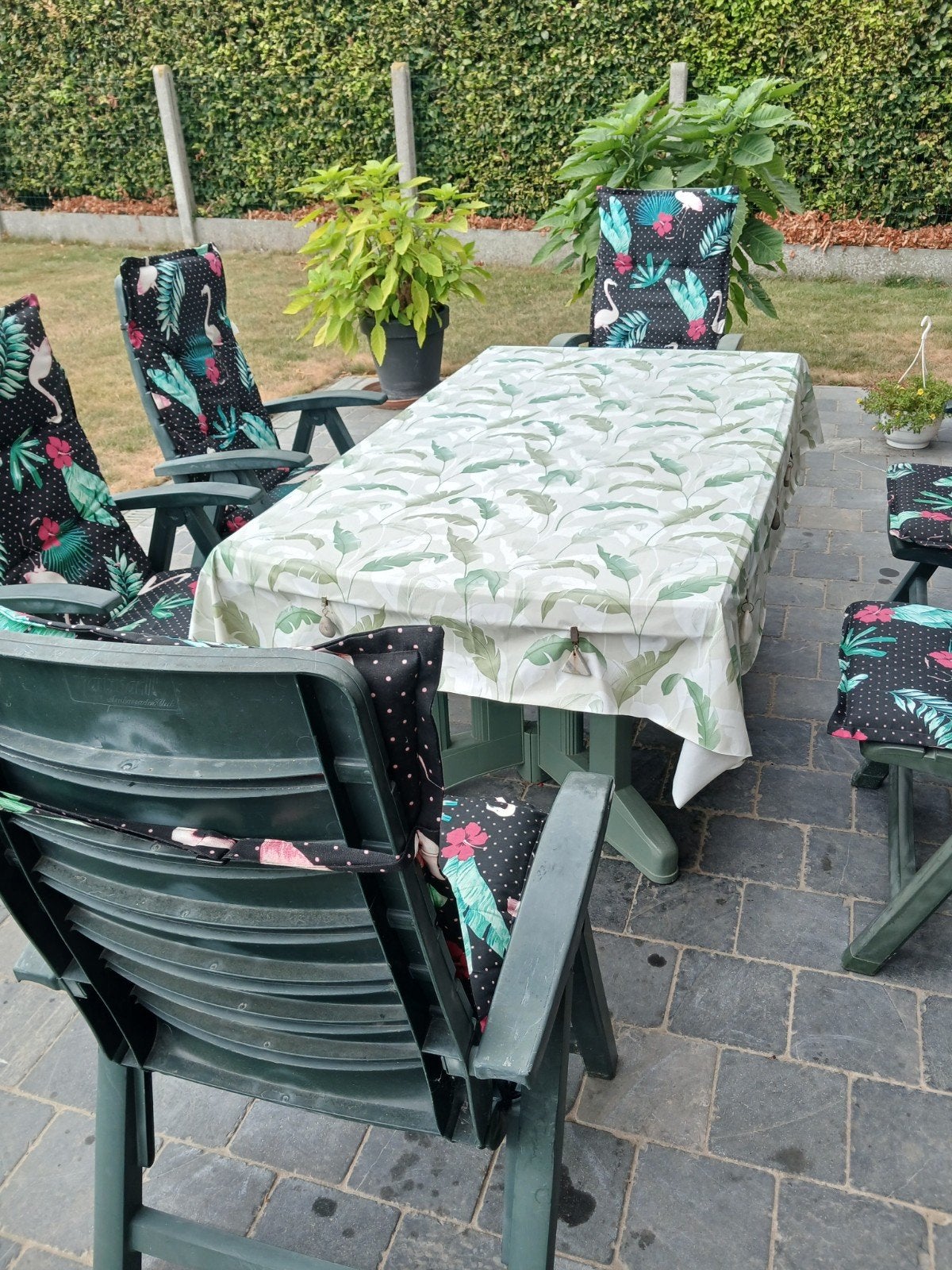 tuinset, Ophalen, Tuinset