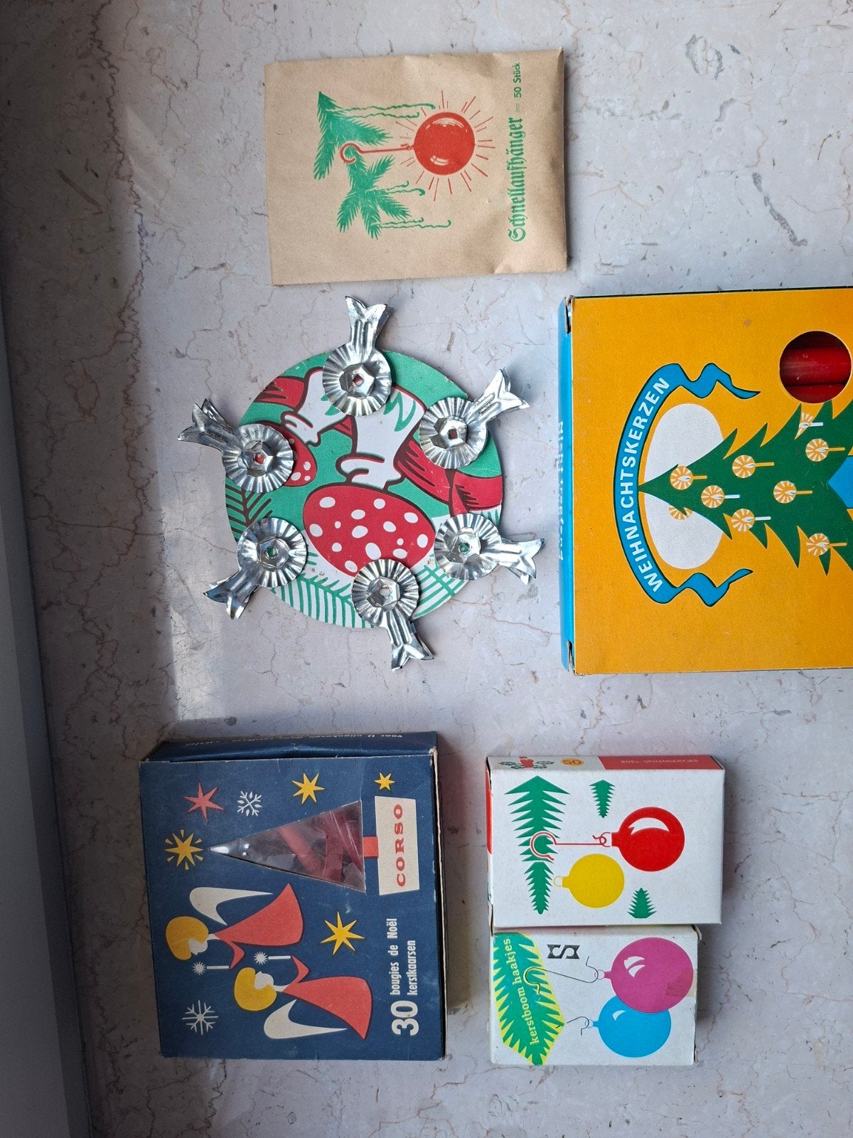 lot vintage kerst, Ophalen