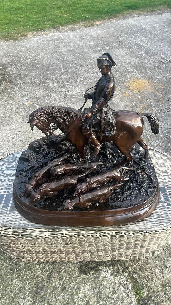 Bronze beeld, Antiek en Kunst, Ophalen, Beeld