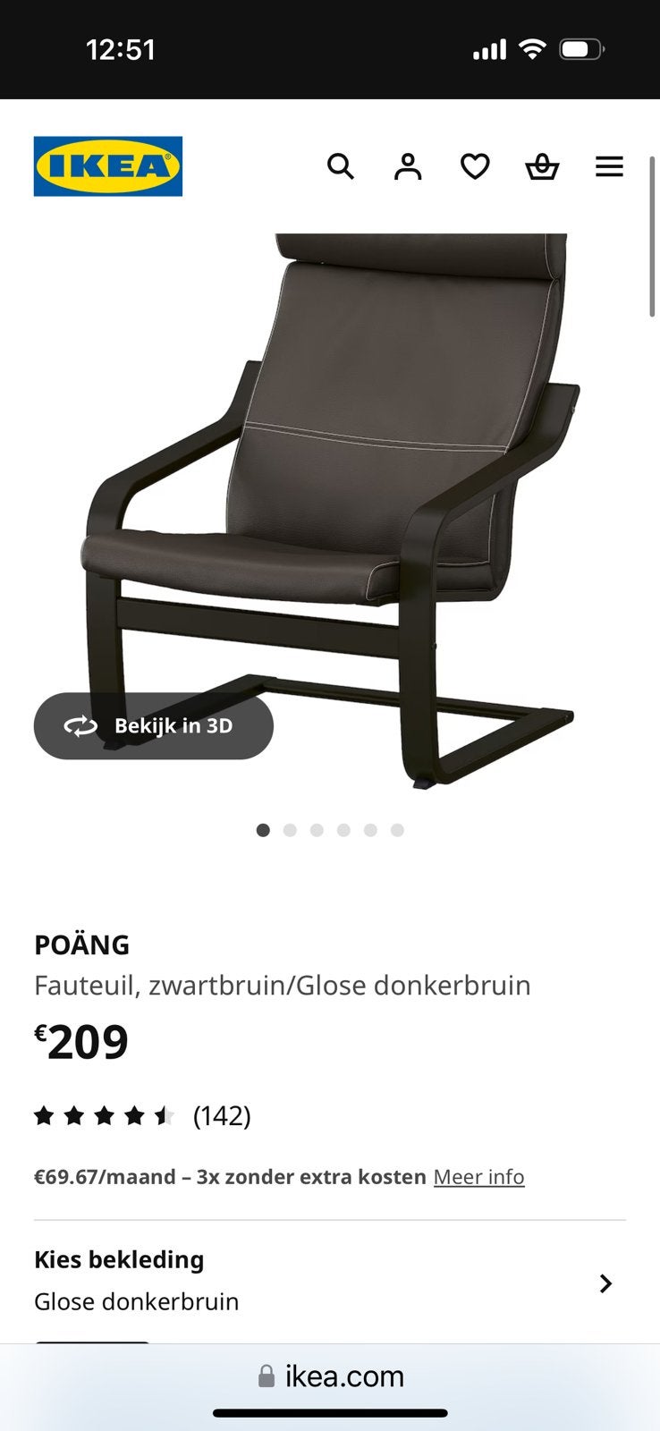 Fauteuil et repose-pieds, Comme neuf, Enlèvement, Une, Bois
