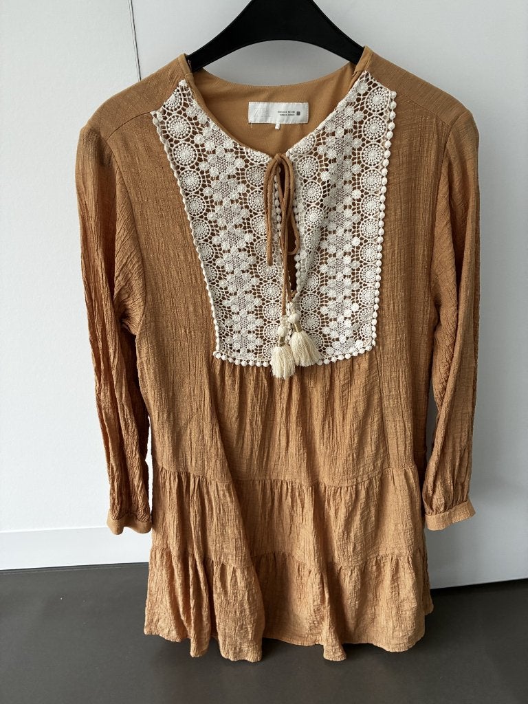 Robe marron Zara taille S, à l'état neuf !, Enlèvement ou Envoi, Comme neuf, Brun, Zara