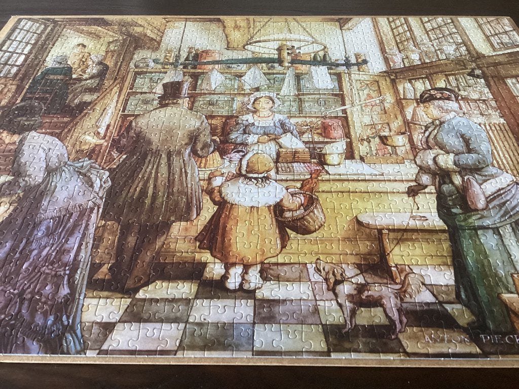 Legpuzzel Anton Pieck, Ophalen, 500 t/m 1500 stukjes, Zo goed als nieuw, Legpuzzel