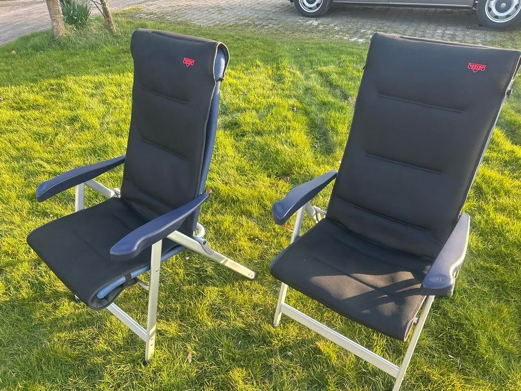 4 Crespo stoelen met beschermhoes, Caravans en Kamperen, Ophalen