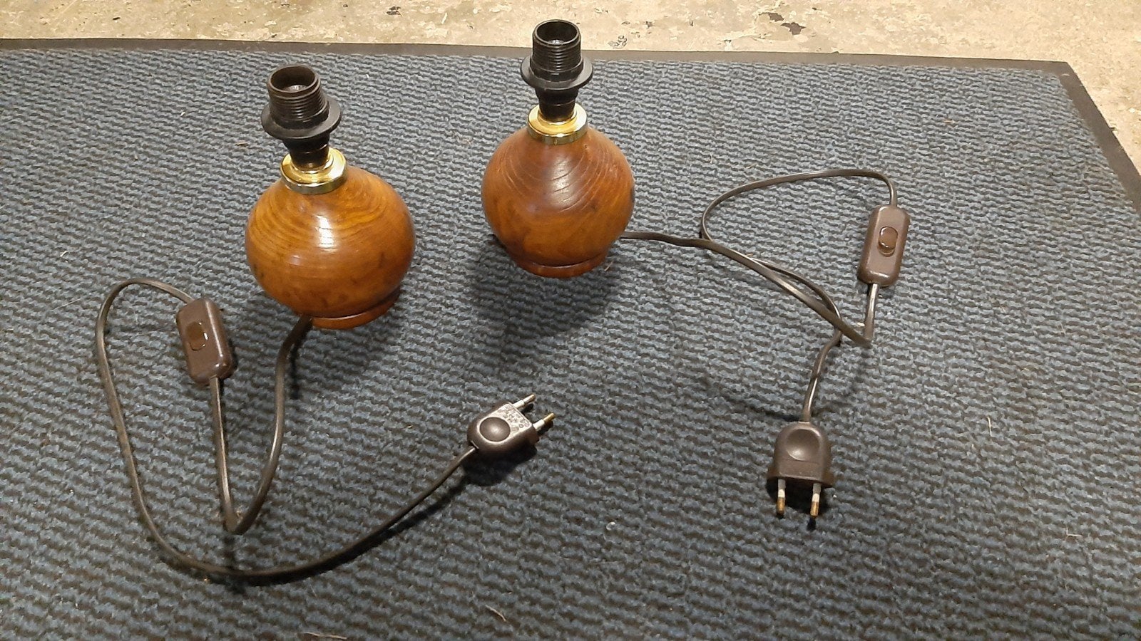 lampes jumelles, Maison & Meubles, Lampes | Lampes de table, Enlèvement, Bois
