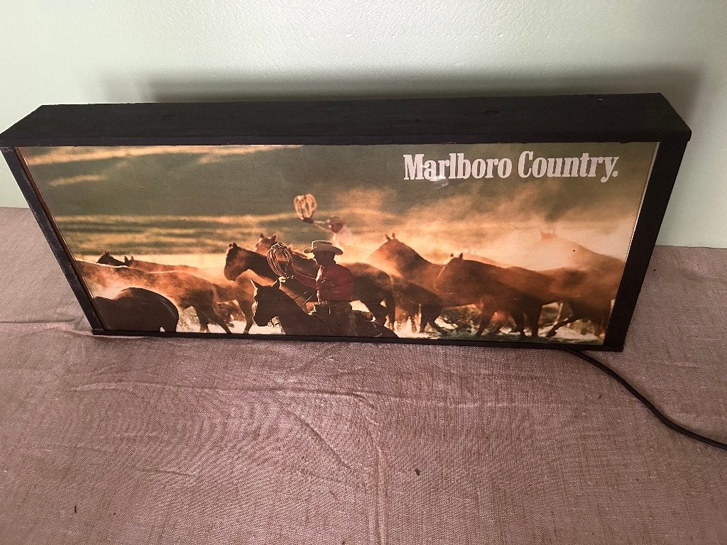 Vintage lichtreclame Marlboro jaren '60, Enlèvement