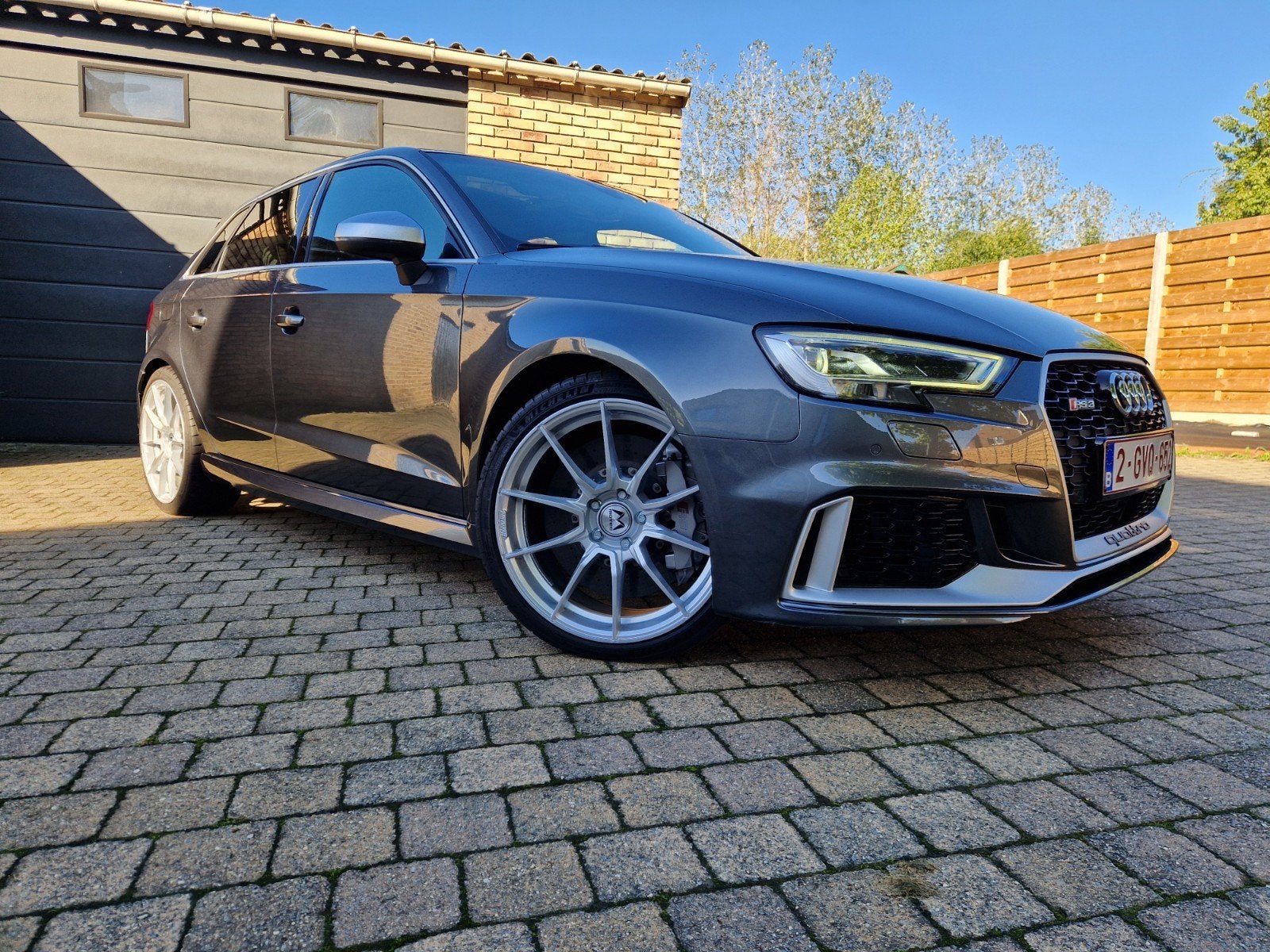 audi rs3 daza keramische remmen 98k km, Cuir, Argent ou Gris, Achat, RS3