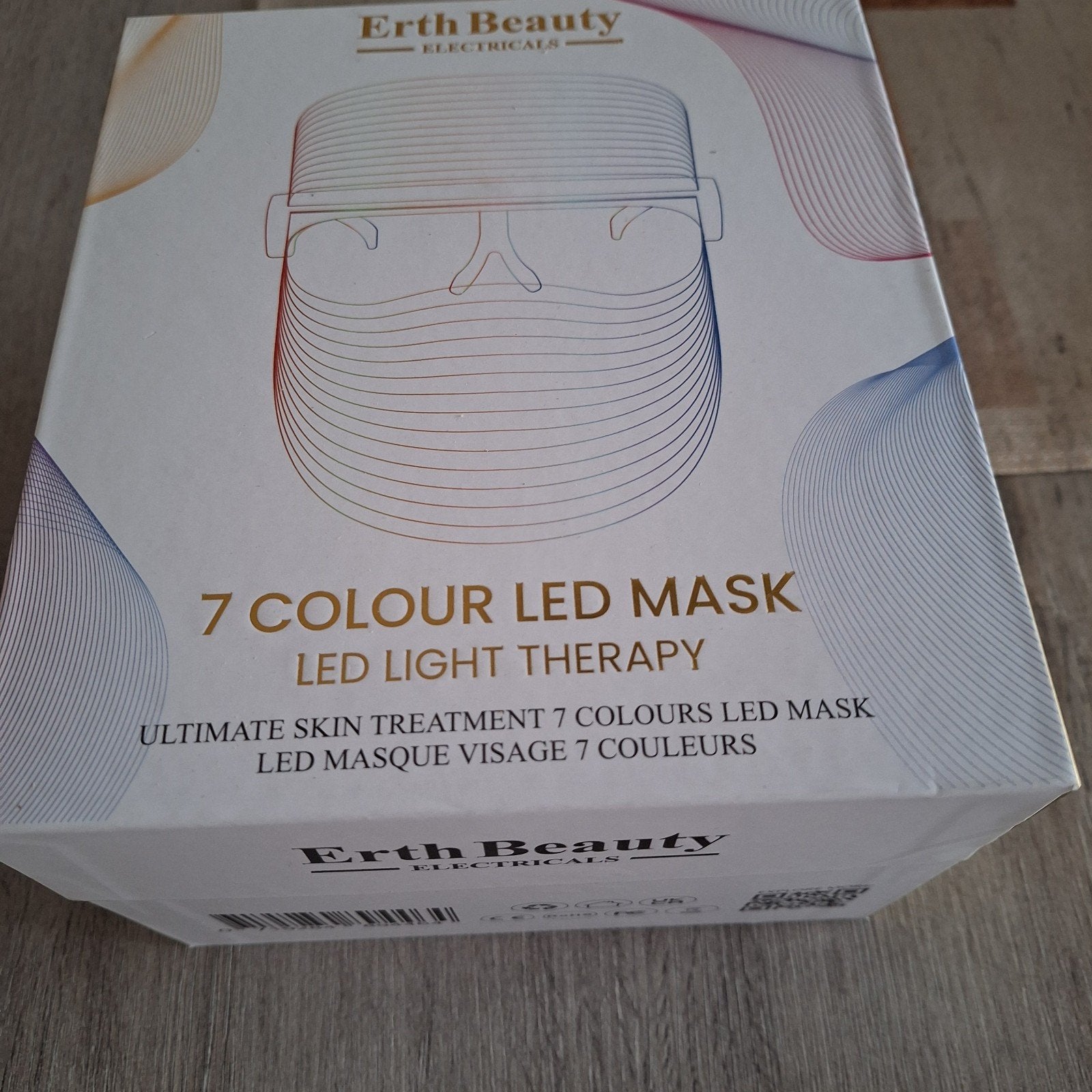 ErthSkin London 7 colour LED Mask, Ophalen of Verzenden, Zo goed als nieuw, Lichaamsverzorging