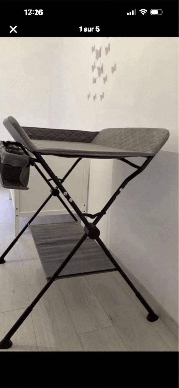 Table à langer pliable bébé, Enlèvement, Comme neuf