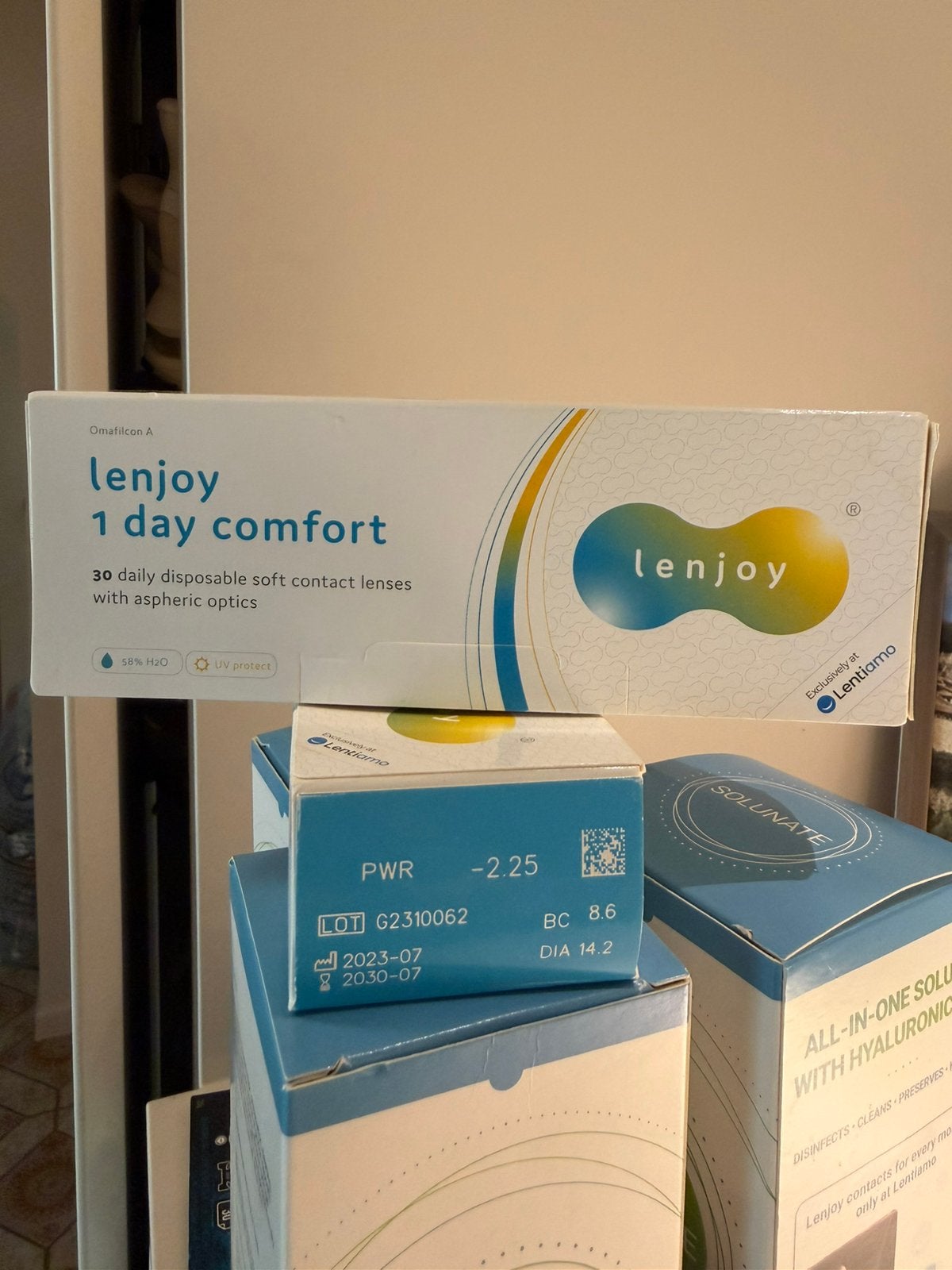 Lentiamo contactlenzen, Ophalen of Verzenden, Zo goed als nieuw