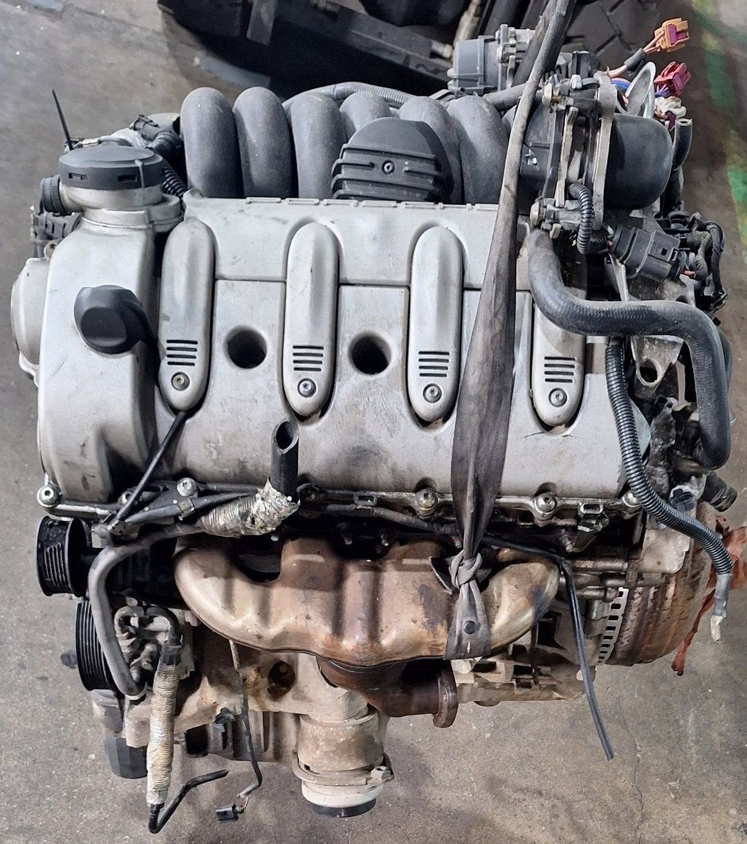 Porsche Cayenne Motorblok met Bosch ECU (Cartronic 0 261 207, Auto-onderdelen, Gebruikt, -, -, Ophalen of Verzenden