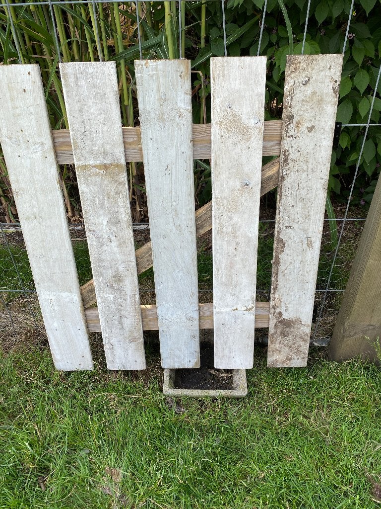 Porte de jardin, Enlèvement, Comme neuf, Bois