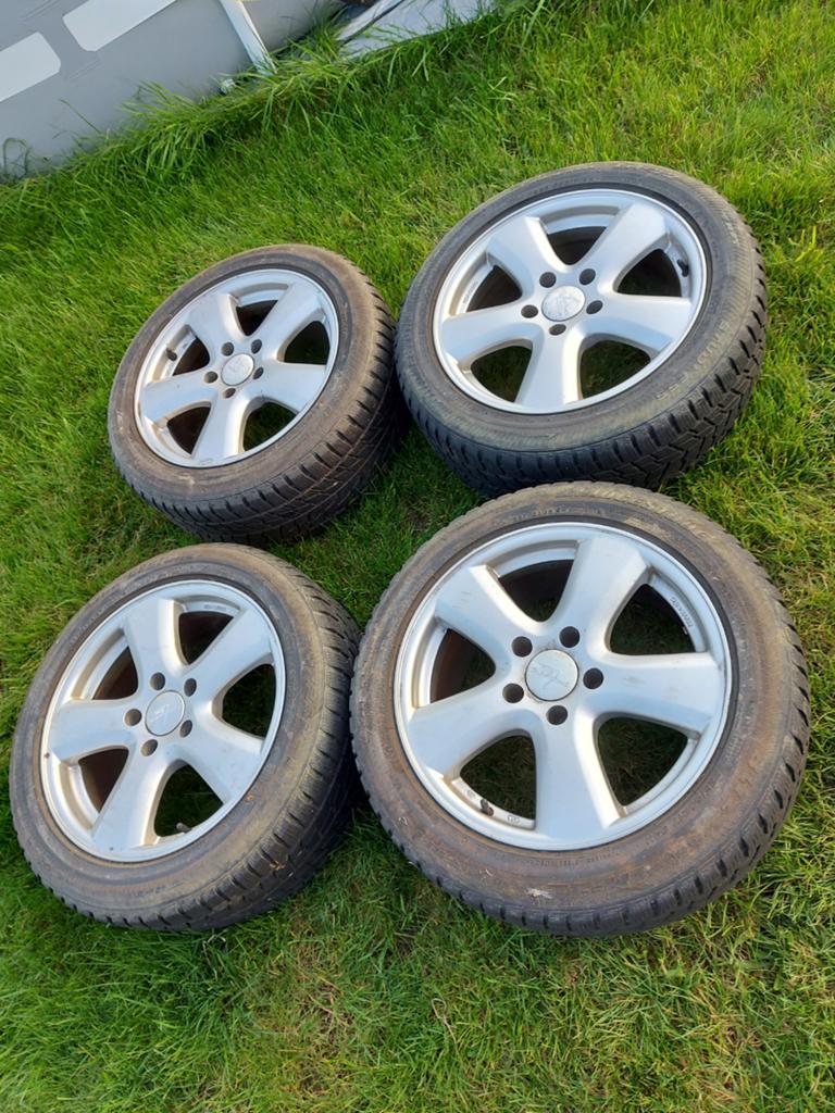 Bmw velgen 17" ATS 5x120, Ophalen, Gebruikt, 17 inch, Band(en)