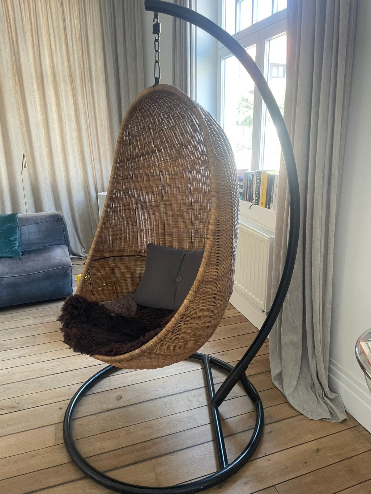 Rotan hang-ei-stoel, Enlèvement, Comme neuf