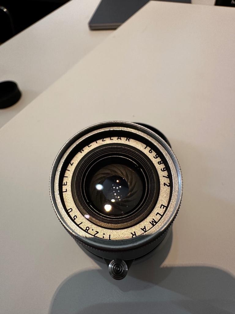 Leica M Elmar 2,8/50 mm Leitz Wetzlar, Ophalen, Gebruikt, Standaardlens
