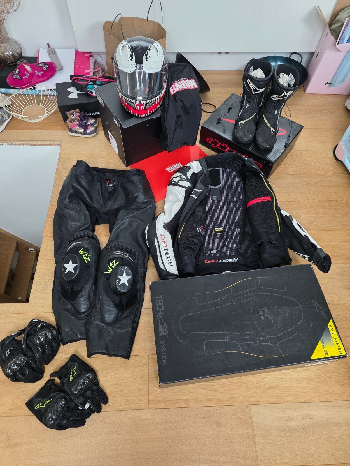 Alpinestars volledig uitrusting met airbag, Ophalen of Verzenden, Alpinestars, Tweedehands, Heren