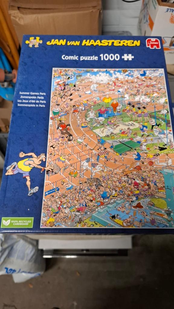 Puzzel jan van haasteren Zomerspelen Parijs, Enlèvement