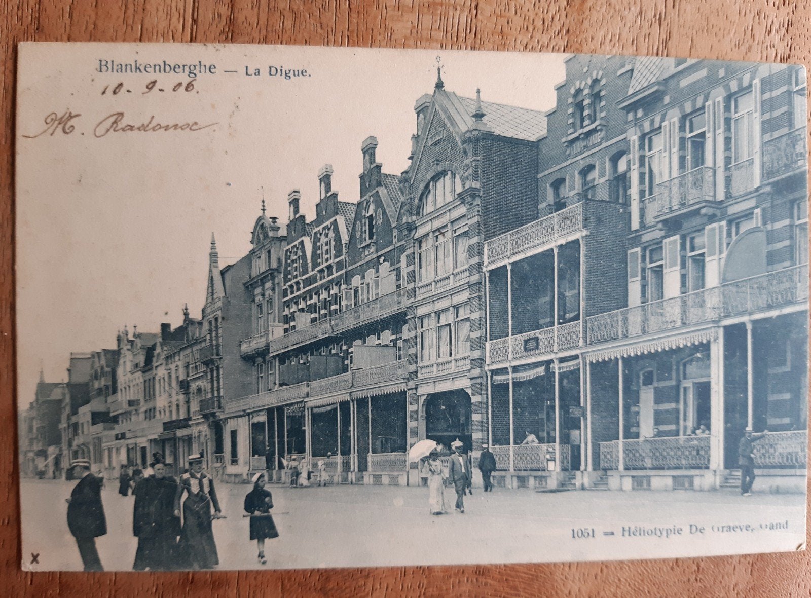 BLANKENBERGE LES VILLAS DE LA DIGUE zeedijk, Ophalen of Verzenden