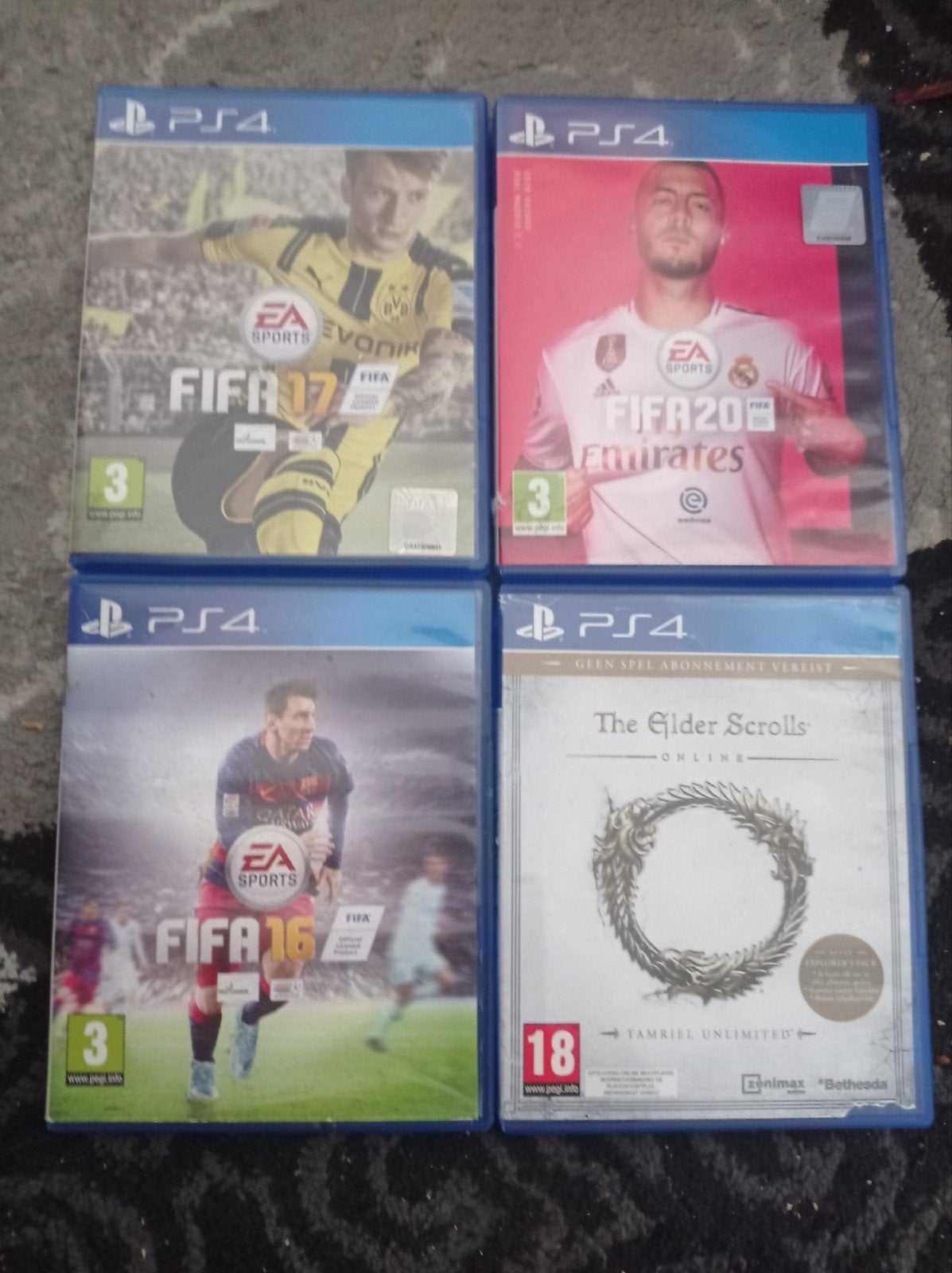 Ps4 fifa spellen fifa 16 fifa 17 fifa 20, Ophalen of Verzenden