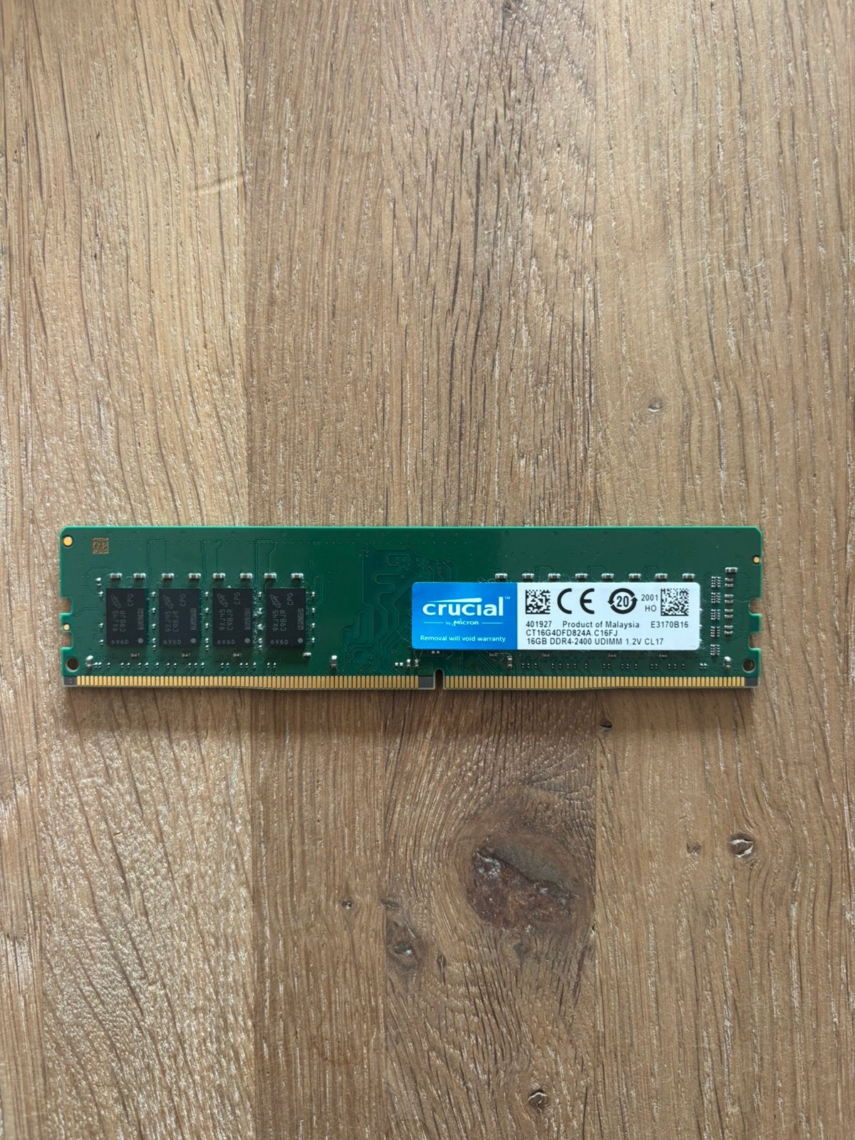 116 GB DDR4-2400 CL17 1.2V (zonder originele verpakking), Computers en Software, RAM geheugen, Ophalen, Gebruikt, DDR4, Desktop