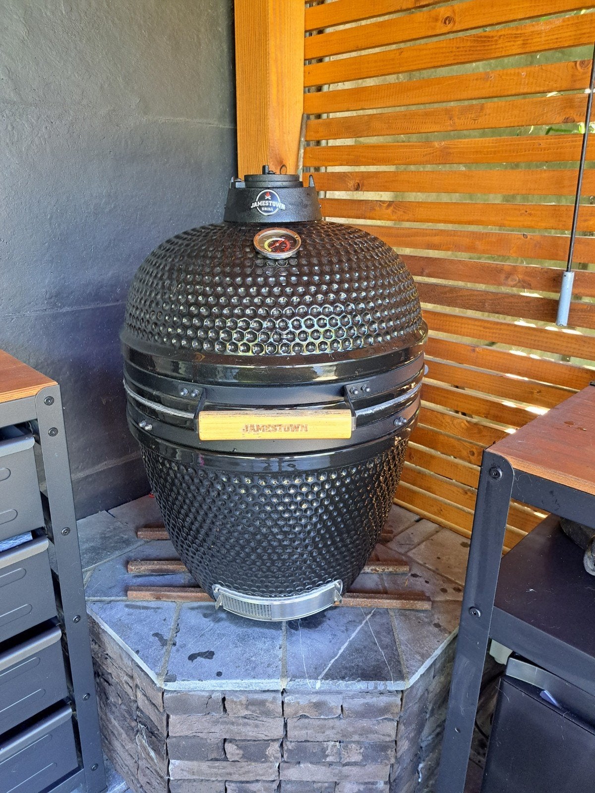 JAMESTOWN Bbq Egg XL+ pizzasteen, Ophalen