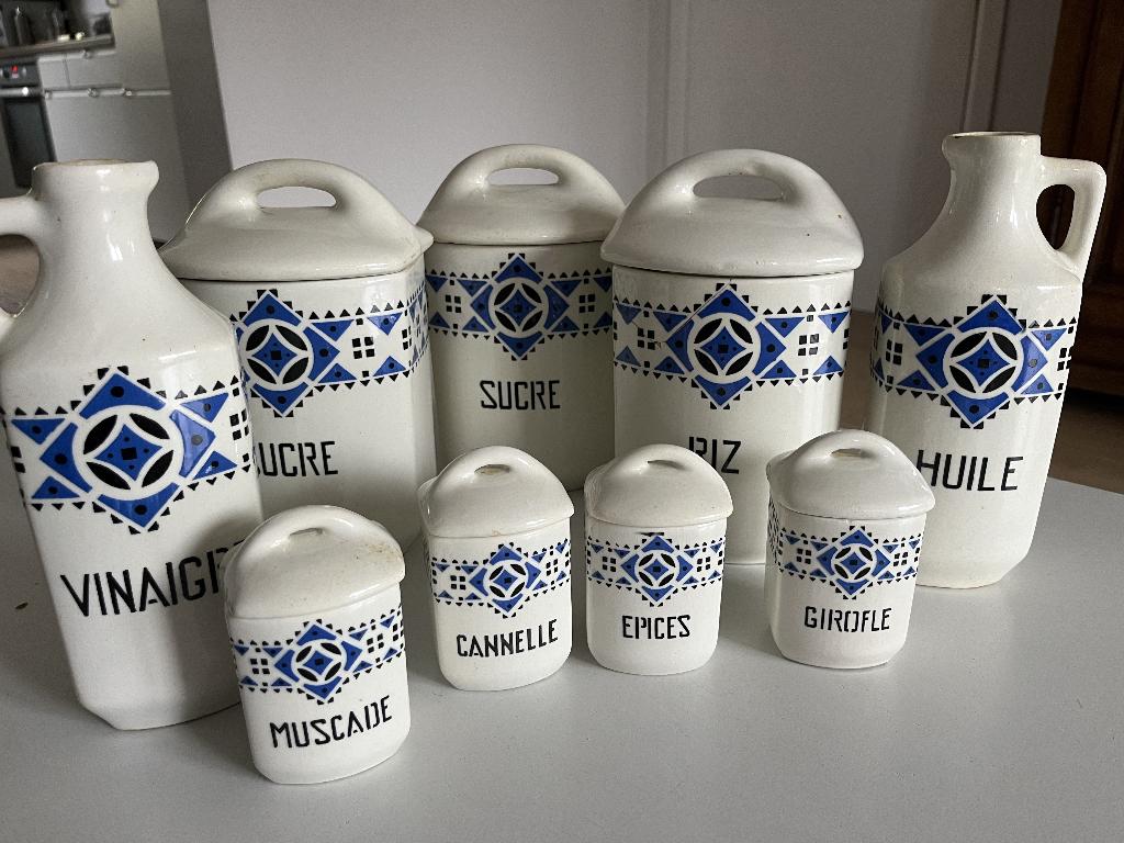 anciens pots à épices , vintage, Antiquités & Art, Antiquités | Céramique & Poterie, Enlèvement