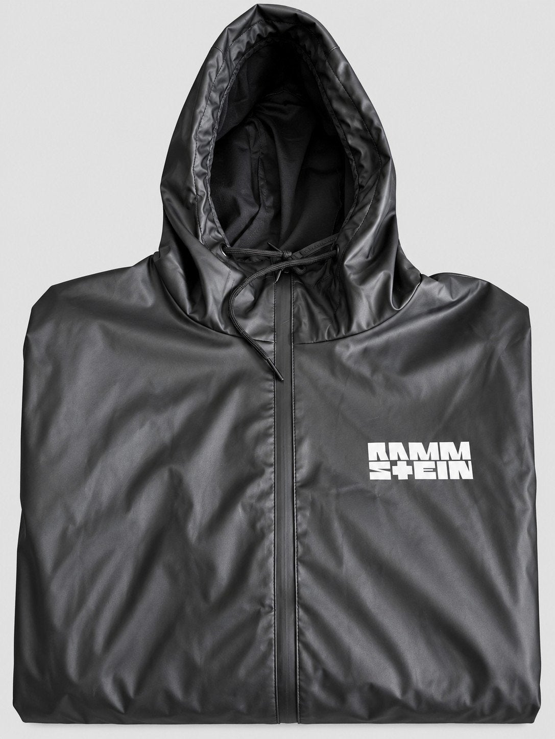 Imperméable Rammstein « So gnadenloss ist nur die nacht », Enlèvement ou Envoi, Rammstein, Noir, Taille 52/54 (L)