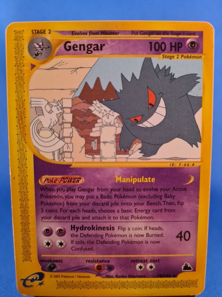 Gengar 10/144 - Skyridge, Hobby en Vrije tijd, Verzamelkaartspellen | Pokémon, Verzenden, Gebruikt