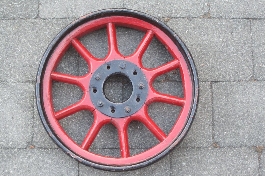 Antiek houten Fiat / Roover wiel / velg (jaren 20), Verzamelen, Merken en Reclamevoorwerpen, Gebruikt, Gebruiksvoorwerp, Ophalen of Verzenden