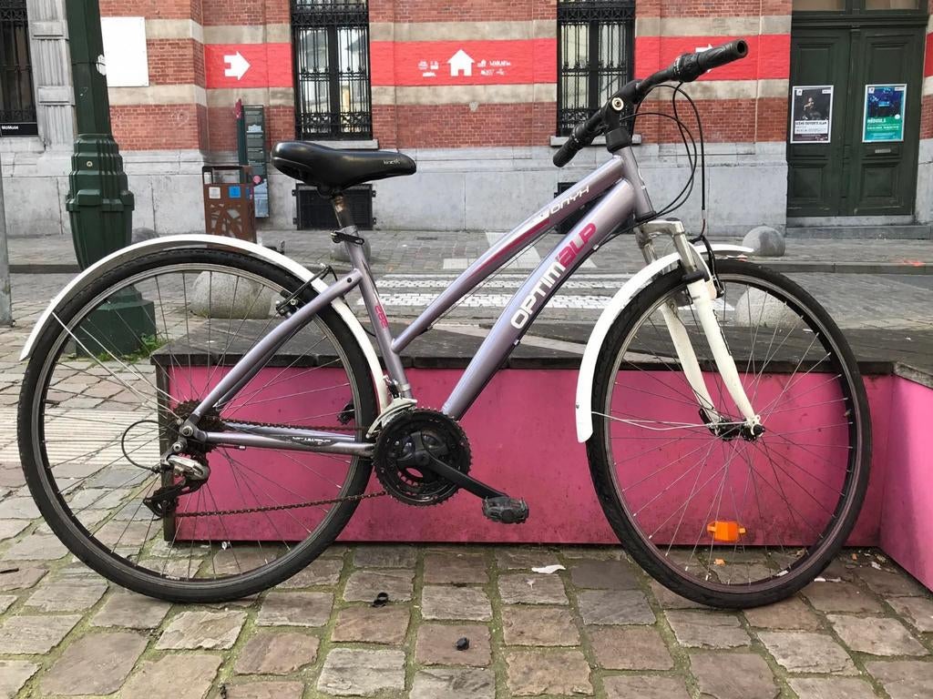 Vélo de ville/City bike, Fietsen en Brommers, Fietsen | Crossfietsen en BMX, Gebruikt, 24 inch of meer, Aluminium, Ophalen