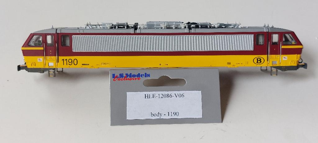 SNCB/NMBS LS MODELS CAISSE NUE SERIE 1190*HO DC/AC, Neuf, Autres marques, Locomotive, Courant continu ou Courant alternatif